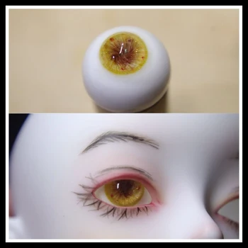 12 mm/14 mm/16 mm Grenn Brązowo-Fioletowe Oczy Dla OB11 1/6 1/8 1/3 Lalka BJD Żywica Oczy DIY Handmade gałki ocznej