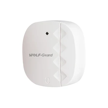 2 szt. Wolf-Guard Bezprzewodowy Czujnik Drzwi Okien Magnetyczna Czujka Wrażliwe Części dla Bezpieczeństwa w domu GSM Panel Alarm System Alarmowy
