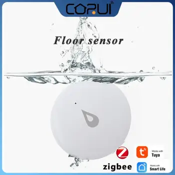 CORUI ZigBee 3,0 Dźwignia Zanurzeniu W Wodzie Czujnik Wycieku Alarmowego Detektor Wycieku Wody Ostrzeżenie O Zapełnieniu Czujnik Sygnalizacji Wycieku