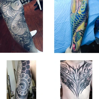Zestaw do Татуировочной maszyny Wyśmienita jakość wykonania Zestaw do Tatuażu Sprzęt z 5 Igieł do Profesjonalnego Artysty Naked Body Art
